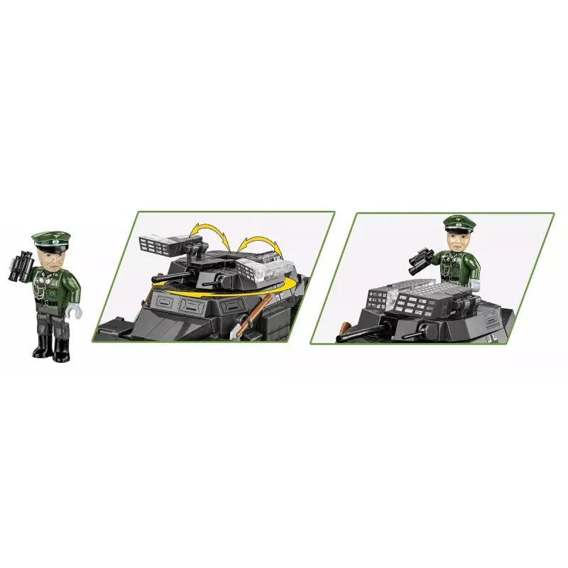 Cobi Blocks Sd.Kfz 222 rakennussarja COBI-2657 — 502 rakennuspalikkaa