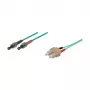 Kuitu-patch-kaapeli Duplex OM3 (Multimode, 50/125) SC/ST, LSZH, käännettävä polariteetti, 3 m, Good Connections®