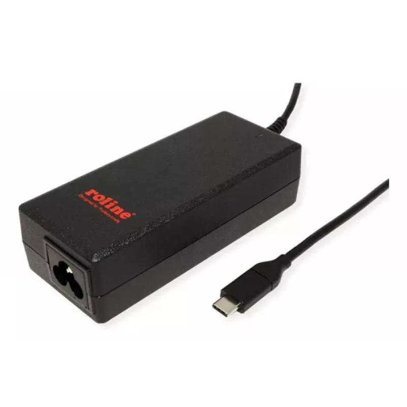 Virtalähde ROLINE C5-BU 65W USB Type-C, 65 W lähtö, USB-C PD yhteensopiva
