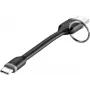 Renkforce RF-3425172 USB-kaapeli 0,1 m USB 2.0 USB A USB C musta (RF-3425172)