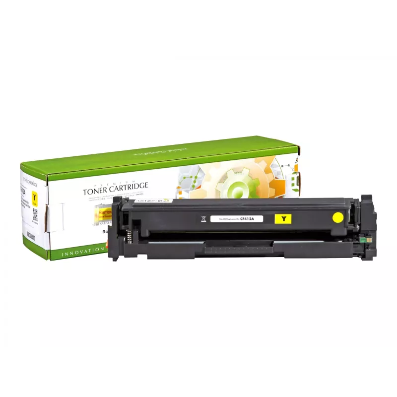 STATIC värikasetti yhteensopiva HP CF412A keltainen yhteensopiva 2 300 sivua