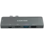 Canyon DS-5 USB 2.0 Type-C harmaa SD-kortinlukija 60 Hz