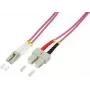 Logilink - patch-kaapeli - LC multimode (M) SC multimode (M) - 3 m - kuitu - 50/125 mikrometriä - OM4 - halogeeniton - kanervanvioletti (FP4LS03)