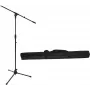 Mikrofoniteline Omnitronic MS-2 puomivarrellla, musta