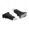 Sarjakaapeli DeLOCK 66286 USB Type-A DB-9 musta 0,8 m
