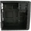 LC Power 2015MB - tornikotelo - micro ATX - ilman virtalähdettä - musta - USB/audio (LC-2015MB-ON)