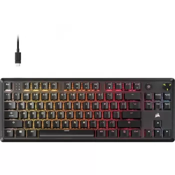 Corsair K70 CORE TKL | Tenkeyless mekaaninen pelinäppäimistö | johdollinen | NA | musta | 0,973 g | MLX RED