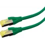 LOGON APR6A100G Cat6a S/FTP (S-STP) -kytkentäkaapeli, 10 m, vihreä