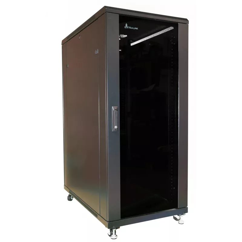 Vapaasti seisova kaappi Extralink Rackmount cabinet 37U 600x800 musta