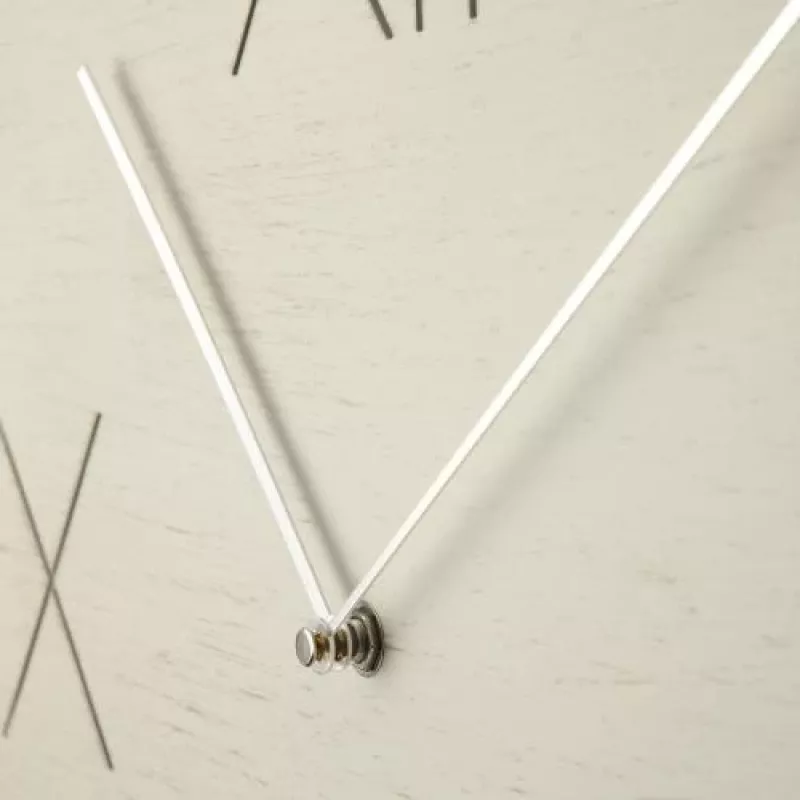 NeXtime kello 3104wi Galileo, Ø43 cm, seinäkello, vanha valkoinen