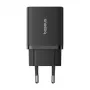 Baseus P10111404113-00 Cube USB-C / USB-A 30W laturi musta