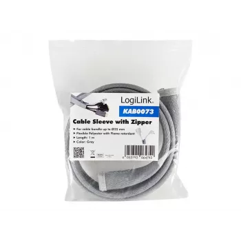 Kaapelinsuojaputki LogiLink KAB0073 harmaa