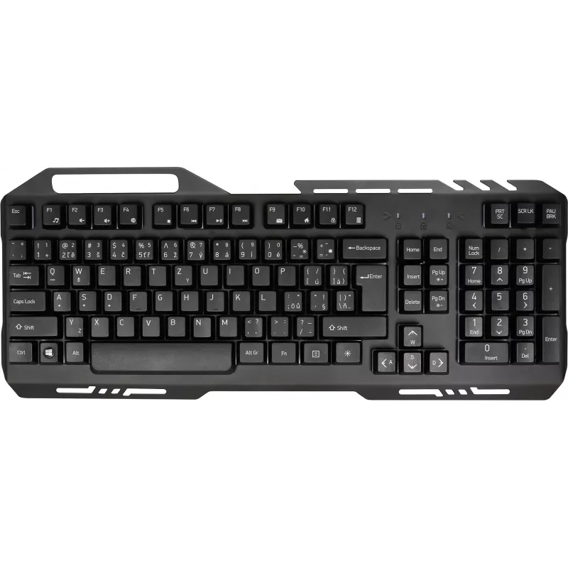 Näppäimistö YKB 3200 SHADOW metal, LED