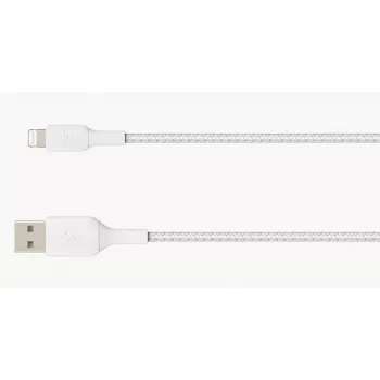 Belkin BOOST CHARGE - Lightning-kaapeli - Lightning uros - USB uros - 3 m - valkoinen - Apple iPad/iPhone/iPod (Lightning)