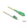 DeLOCK InfiniBand-/kuituoptinen kaapeli 3 m LC SC keltainen 83862