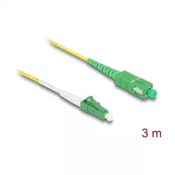 DeLOCK InfiniBand-/kuituoptinen kaapeli 3 m LC SC keltainen 83862