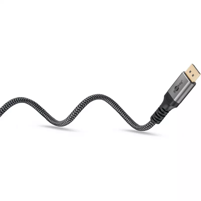 Pro Displayport 1.4 Sleeved - näyttökaapeli - 3 m - musta