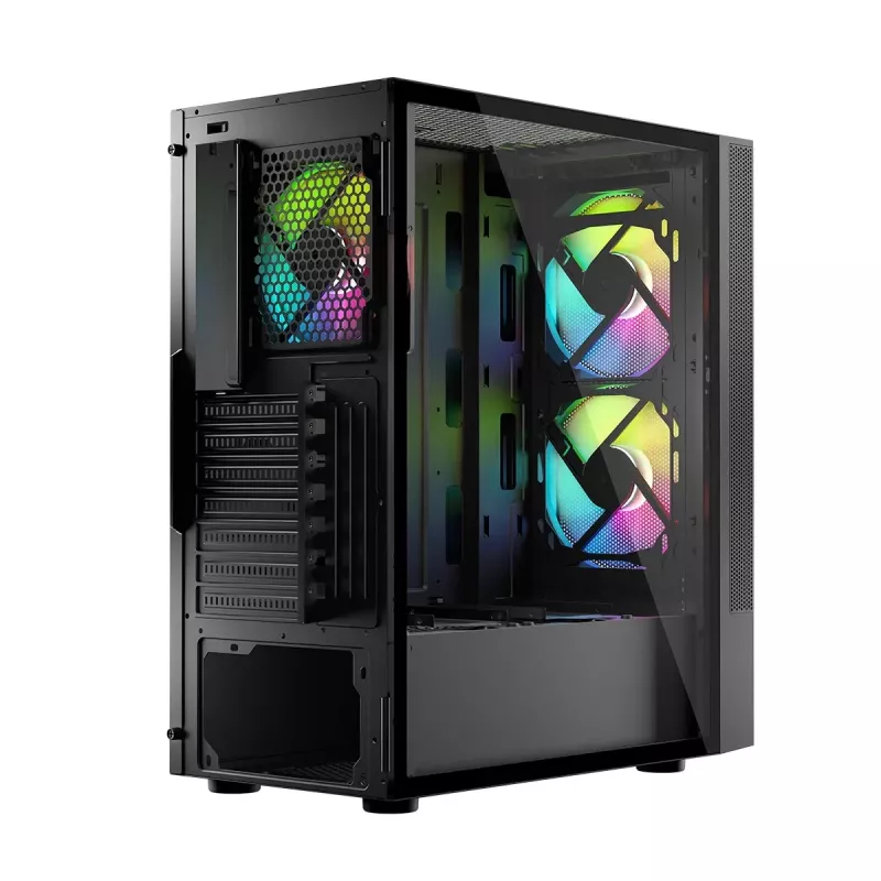 Logic ARYA ARGB MINIDI USB 3.0 kotelo musta
