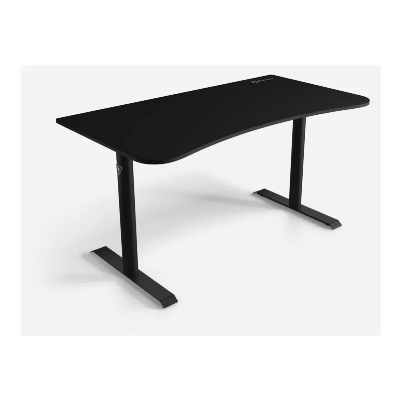 Arozzi Arena Medium pelipöytä ARENA-MEDIUM-PBK, 140 x 75,5 cm, koko pinnan peittävä mikrokuituhiirimatto, Pure Black