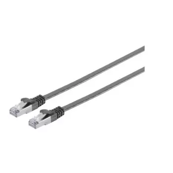 Microconnect V-UTP6A03S-FLAT verkkokaapeli musta 3 m Cat6a U/UTP