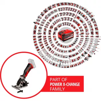 Einhell TE-CS 18/89 Li Solo akkukäyttöinen minipyörösaha, 18 V (ilman akkua)