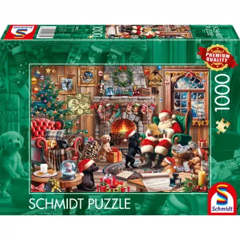 Schmidt Spiele 58872 palapeli – 1000 osaa, jouluaihe, yli 12-vuotiaille