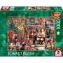 Schmidt Spiele 58872 palapeli – 1000 osaa, jouluaihe, yli 12-vuotiaille