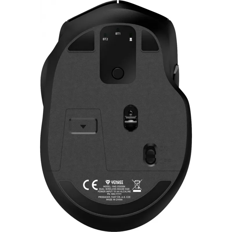 Langaton hiiri YMS 2050BK EGO Optic 1600DPI DUAL WL+B