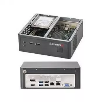 Supermicro kotelo SuperChassis CSE-101I - Mini-ITX-kotelo 1 Intel Core- tai Atom-prosessorille enintään 45W TDP, ulkoinen virtalähde vaaditaan (ei sisälly toimitukseen) (CSE-101I)