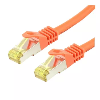 Verkkokaapeli LOGON SSTP Cat6a RJ-45 RJ-45 0,5 m oranssi