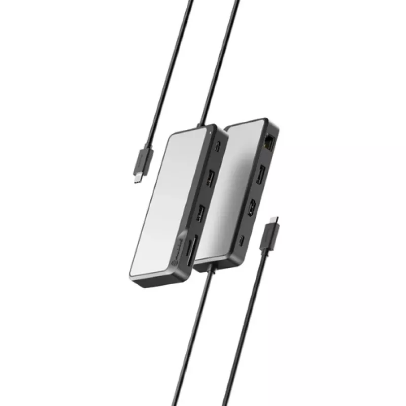ALOGIC Fusion Pro AXIS FUPHDDP1 USB-C 8-in-1 telakointiasema kahdelle näytölle kannettavalle