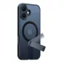Torras Pstand Spin -kotelo iPhone 16:lle (musta)