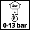 Einhell 4133115 0 - 13bar digitaalinen rengaspaineen mittari rengaspainemittari (4133115)