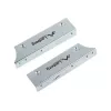 Lanberg IF-35-25 - yleiskäyttöinen - HDD-teline - metalli - hopea - 2.5 - 16 mm