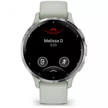 Garmin Venu 3S 3,05 cm (1,2 tuumaa) AMOLED 41 mm digitaalinen 390 x 390 pikseliä kosketusnäyttö harmaa, hopea Wi-Fi GPS (satelliitti)