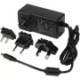 Virtalähde ALLNET ALL-PSU12V5A-EUUSUK 12V 5A AC/DC-sovitin EU-/US-/UK-pistokkeilla