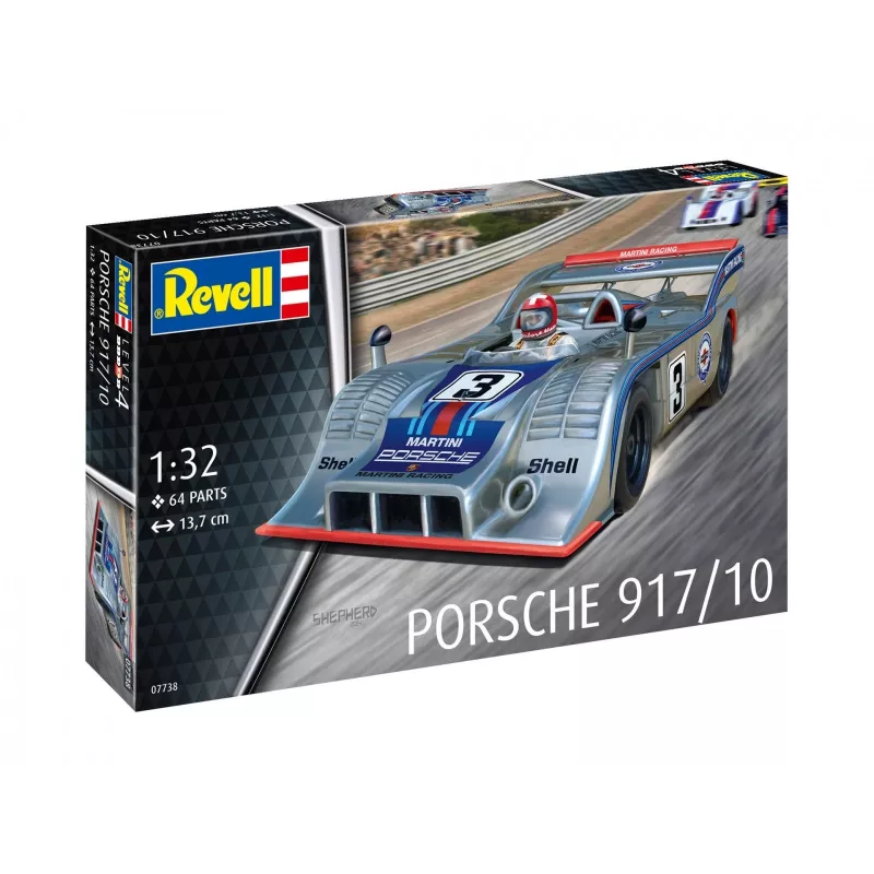 Revell 07738 Porsche 917/10 autopienoismallin rakennussarja, 1:32