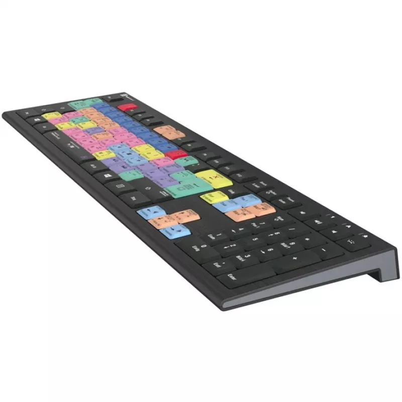 Logickeyboard Adobe Premiere Pro CC ASTRA 2 taustavalaistu näppäimistö saksa (LKB-PPROCC-A2PC-DE)