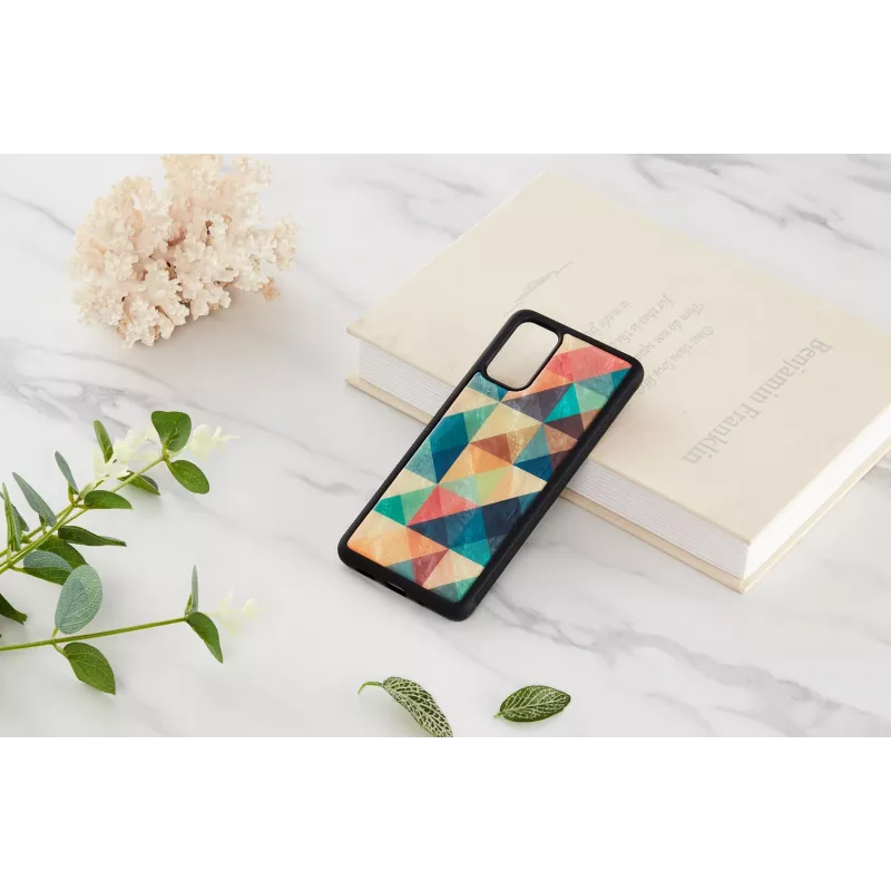 iKins suojakotelo Samsung Galaxy S20+:lle Mosaik musta