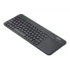 Logitech Wireless Touch Keyboard K400 Plus - näppäimistö - langaton - 2,4 GHz - tšekki - musta