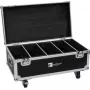 Flightcase Roadinger PLL-384 4 LED-valaisimelle, tukeva rakenne