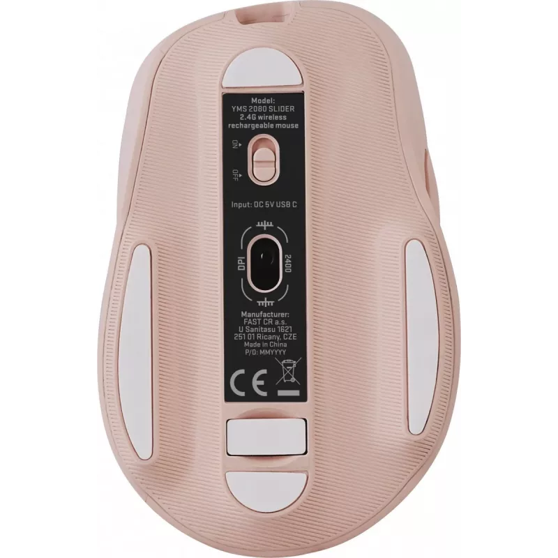 Langaton hiiri YENKEE YMS 2080PK SLIDER 2.4GHz