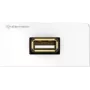 Seinäkiinnitteinen Click-moduuli Kindermann Design USB 1 moduuli valkoinen RAL 9010