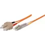 Tecline exertis Connect - verkkokaapeli - SC Multimode (M) - LC Multimode (M) - 15 m - kuitu - 50/125 mikrometriä - OM2 - oranssi (85615)