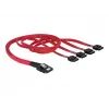 Delock - SATA- / SAS-kaapeli - 4-Lane - SATA (W) - 36 PIN 4iMini MultiLane (M) - 50 cm (83057)