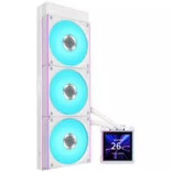 Neste-CPU-jäähdytin Lian Li HydroShift II LCD-S 360mm AiO RGB-valaistuksella ja LCD-näytöllä