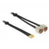 Koaksiaalikaapeli DeLOCK 89467 RG-58 5 m 2x N-uros 2x SMA-uros musta