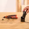 Akkukäyttöinen sähköhiomakone tarvikkeineen 12 V CASALS CMG1205BC