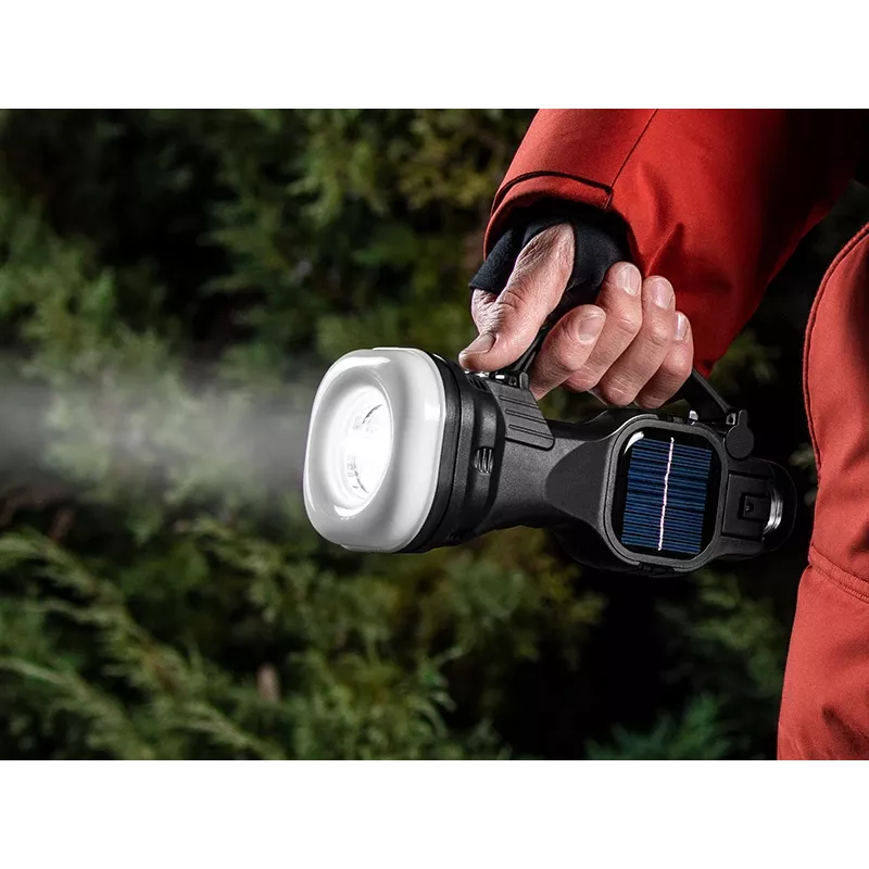 Taskulamppu TRACER Camping Torch 47140 aurinkoladattava, vesitiivis