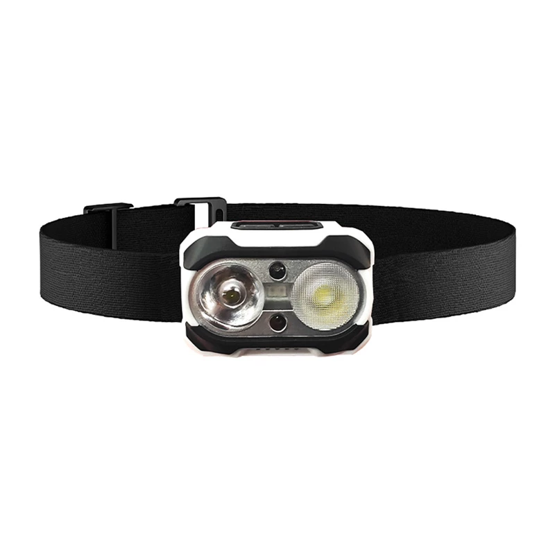Otsalamppu Superfire HE10 LED-otsalamppu, kompakti kädetön valaistus, ladattava-yhteensopiva